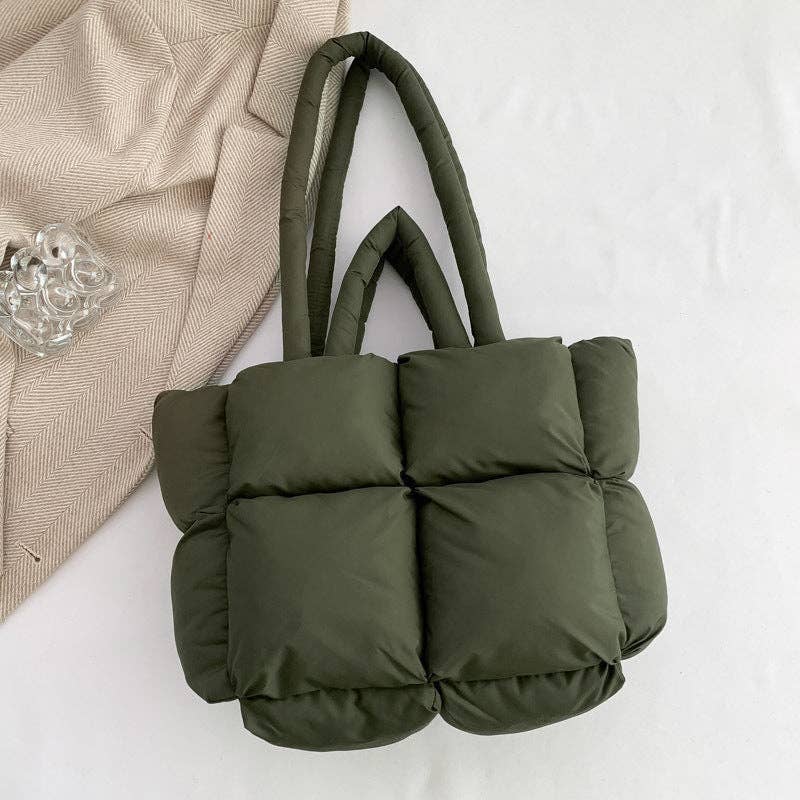 Simple Puffer Tote Bag