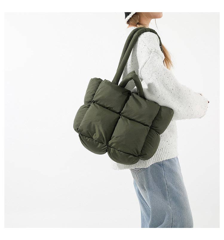 Simple Puffer Tote Bag