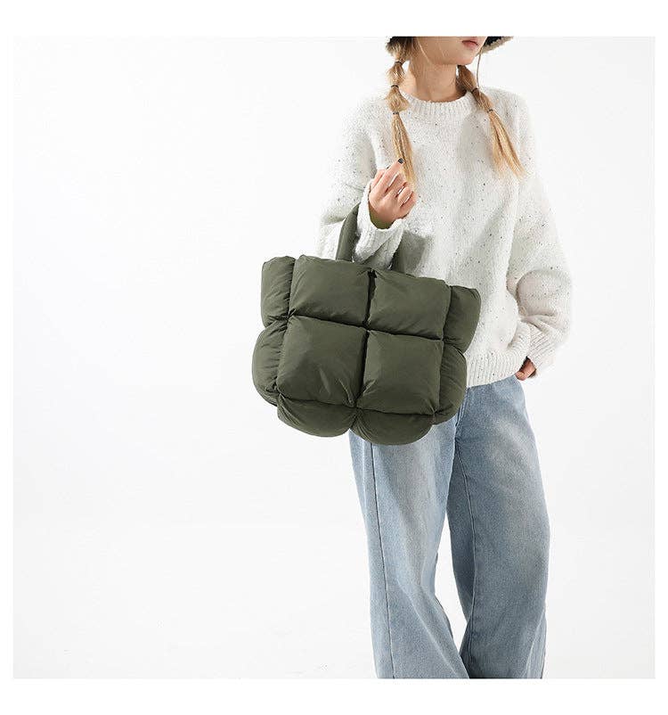 Simple Puffer Tote Bag
