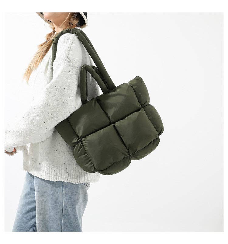 Simple Puffer Tote Bag