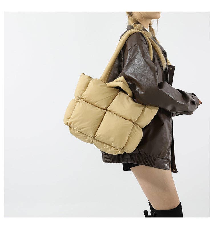 Simple Puffer Tote Bag