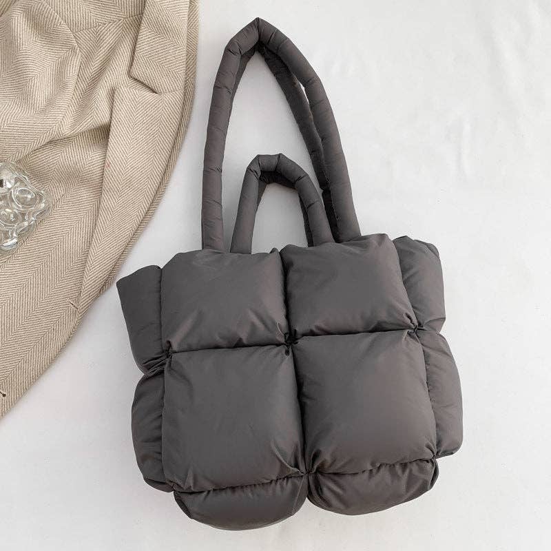 Simple Puffer Tote Bag