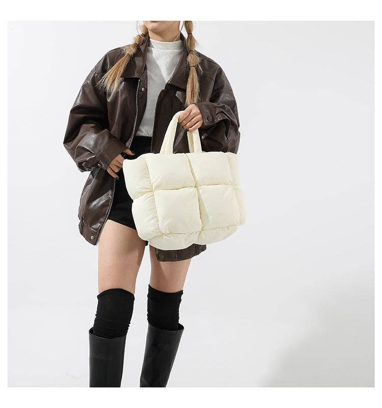 Simple Puffer Tote Bag