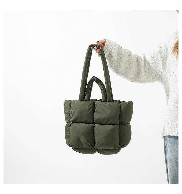 Simple Puffer Tote Bag