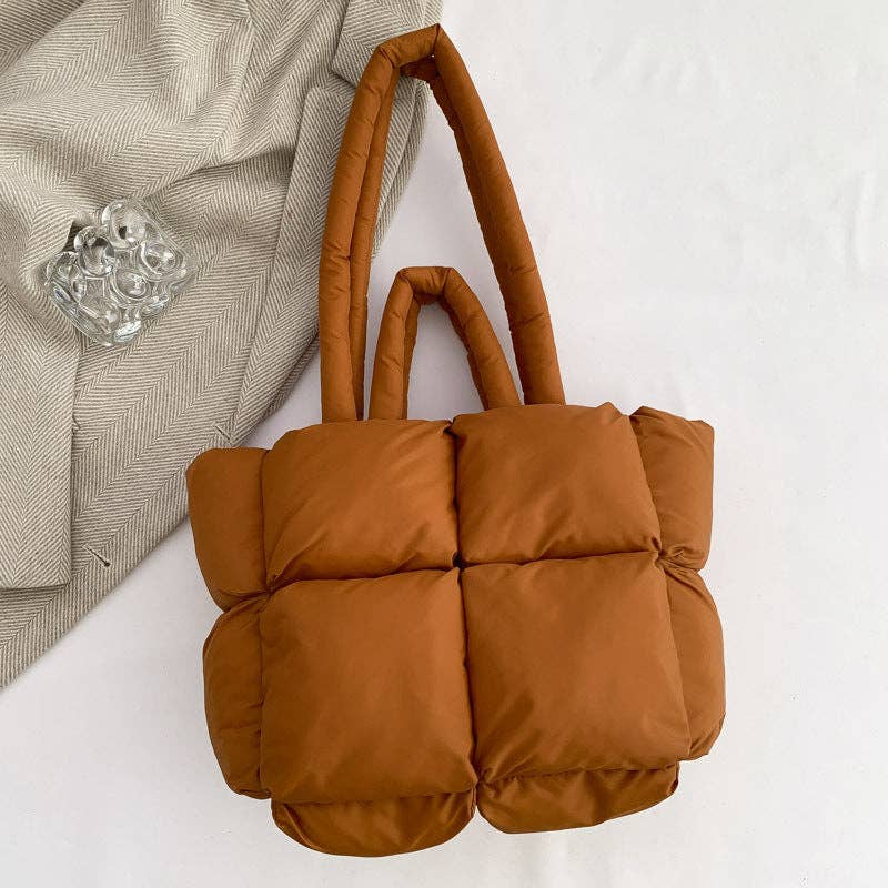 Simple Puffer Tote Bag