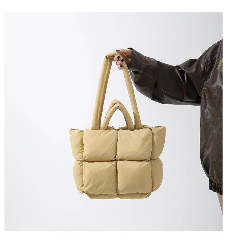 Simple Puffer Tote Bag