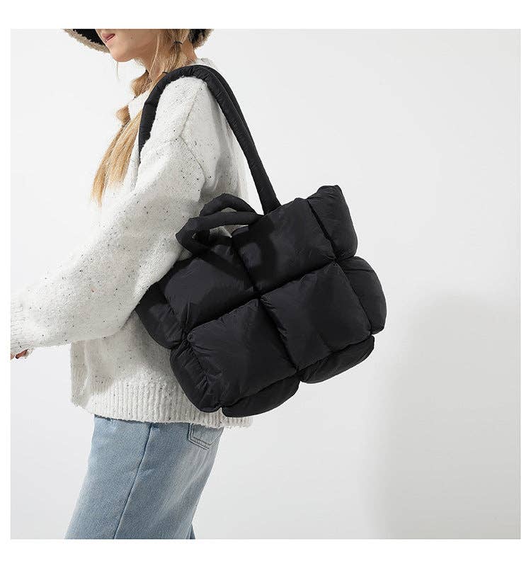 Simple Puffer Tote Bag