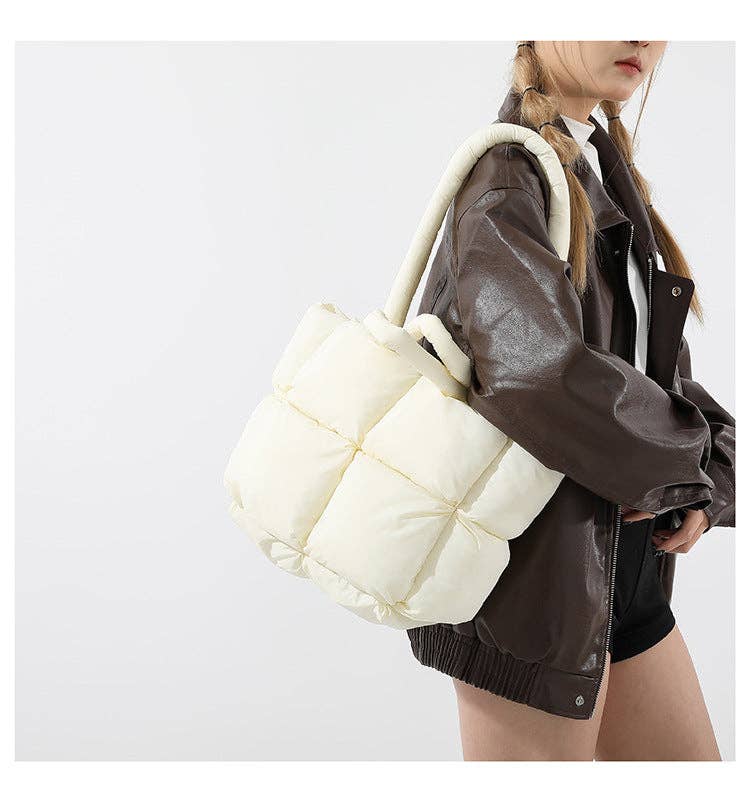 Simple Puffer Tote Bag