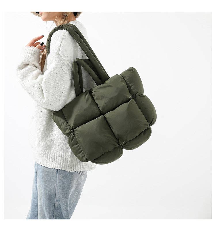 Simple Puffer Tote Bag