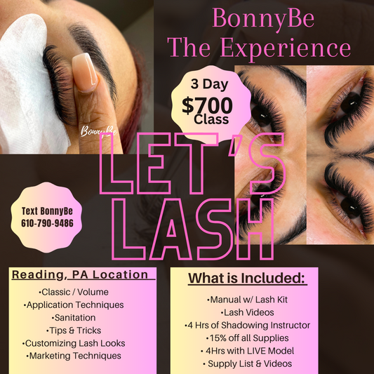 Lash Extension Training SALE $500