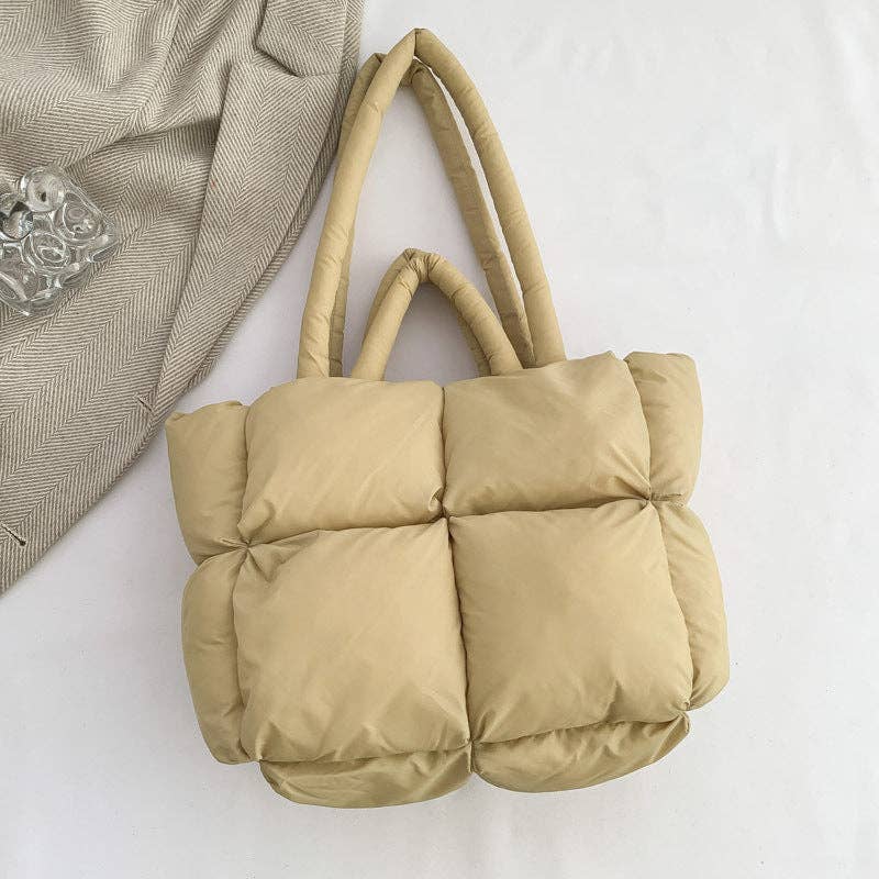 Simple Puffer Tote Bag