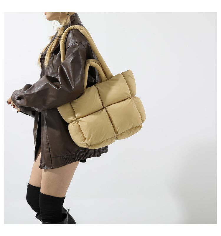 Simple Puffer Tote Bag