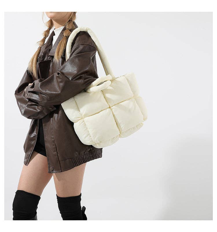Simple Puffer Tote Bag